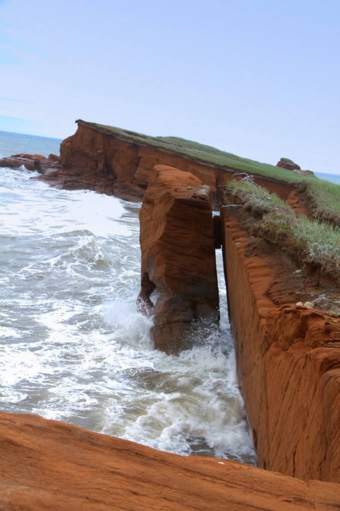 Les falaises rouges