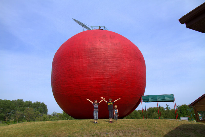 LA plus grande pomme du monde
