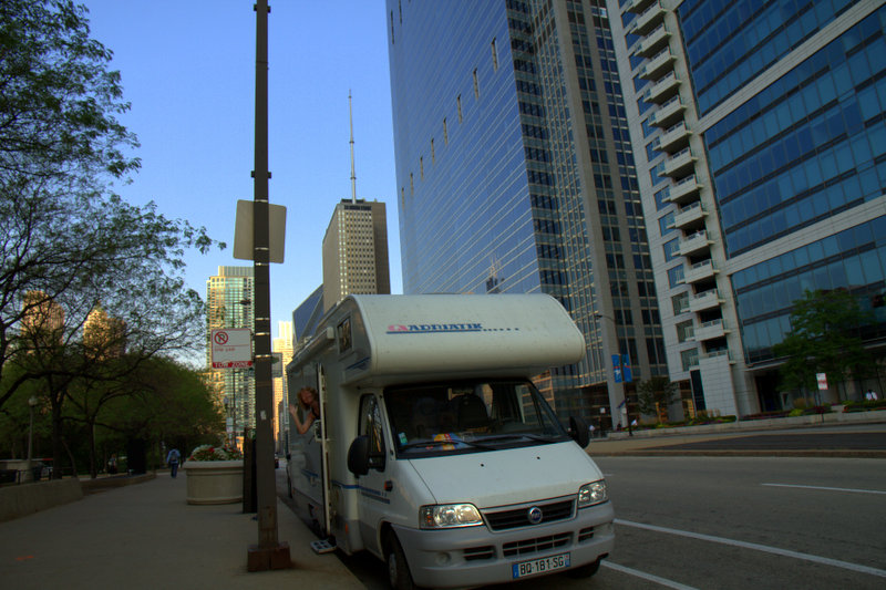 De bonne heure dans Chicago deserte. Tu parles, il est 7 heure du mat !