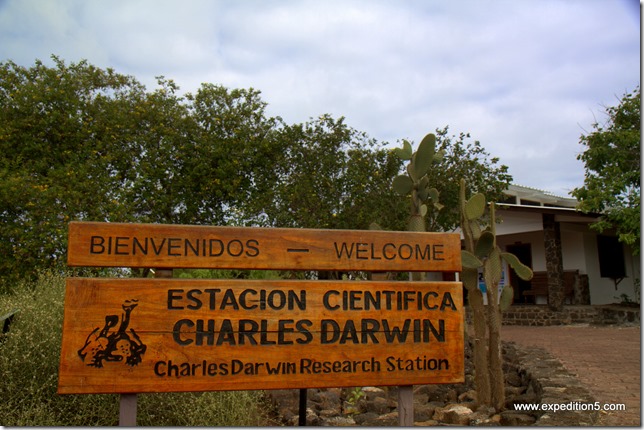 La station scientifique nommée d'après le célébre Charles Darwin